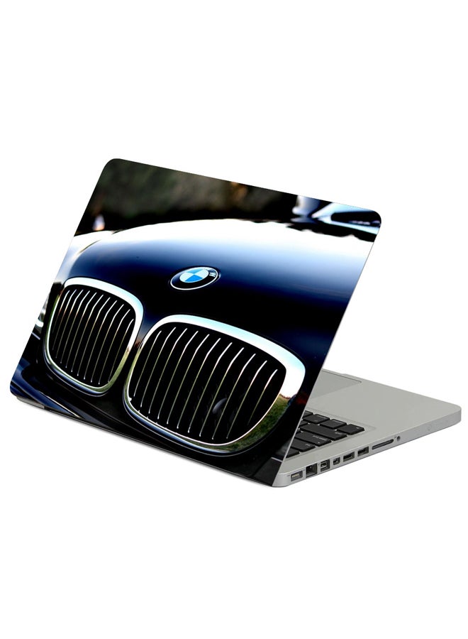 Fast Print Bmw Hood Logo Printed Laptop Sleeve Multicolor