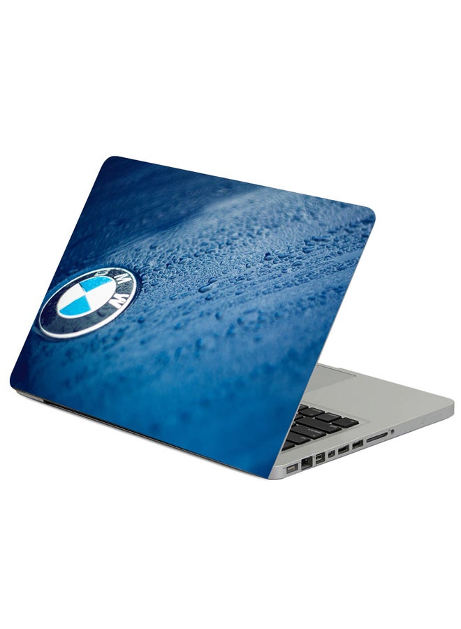 Fast Print Bmw Logo Drops Printed Laptop Sticker Multicolor