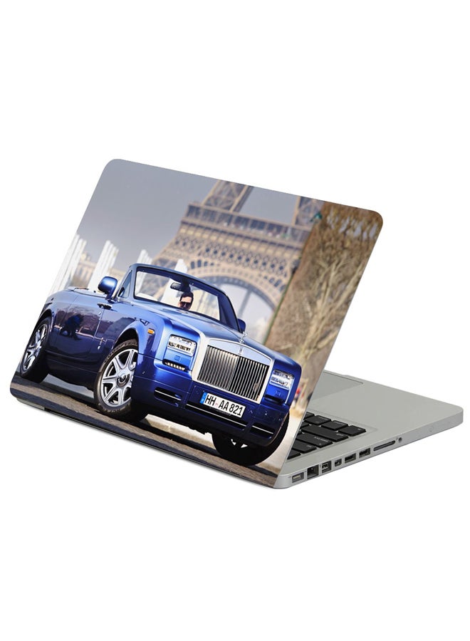 Fast Print Rolls-Royce Phantom Convertible Printed Laptop Sleeve Multicolor
