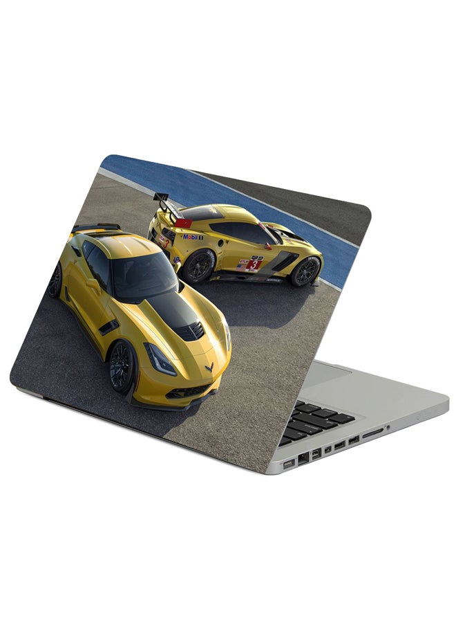 Fast Print Z06 З06 Sports Car Printed Laptop Sleeve Multicolor