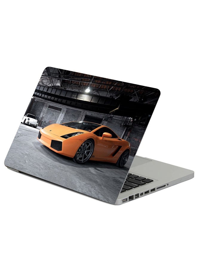 Cars Style Lamborghini Printed Laptop Sleeve Multicolor