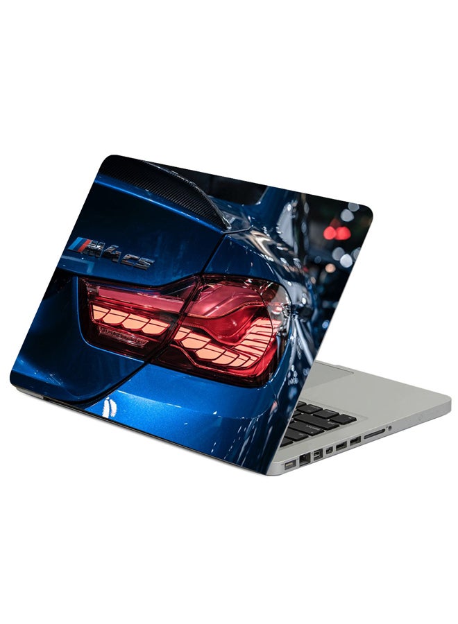 Fast Print Bmw M4 Cs Blue Printed Laptop Sleeve Multicolor