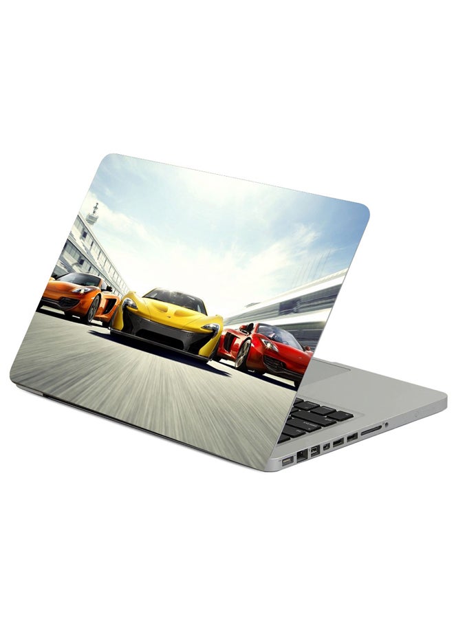 Cars Three Style Printed Laptop Sleeve Multicolor