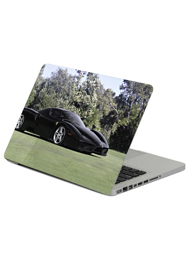 Fast Print Ferrari Enzo Black Printed Laptop Sleeve Multicolour
