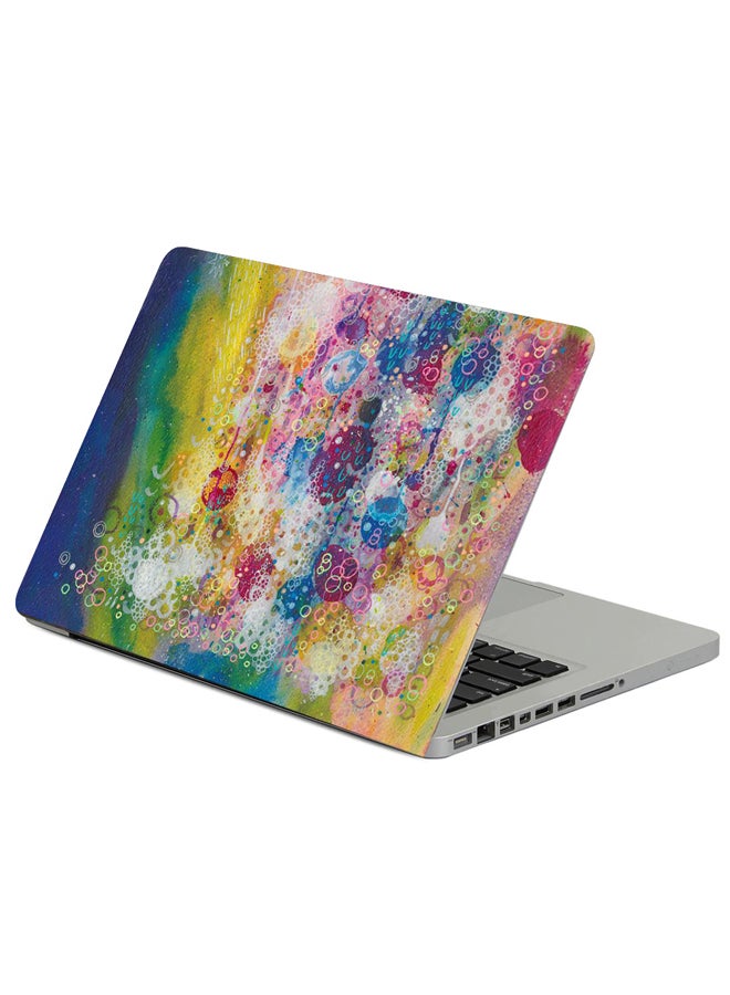 Fast Print - Abstraction Patterns Circles Printed Laptop Sleeve Multicolour - Image 1