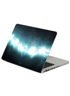 Fast Print Glow Lightning Blue Printed Laptop Sleeve Multicolour 