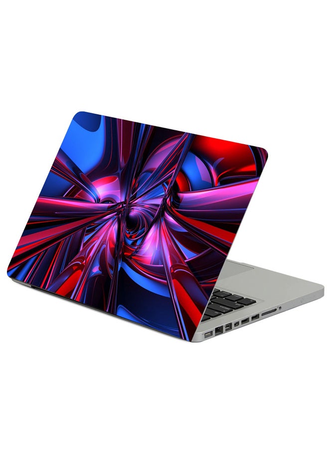 Fast Print - Abstraction 3D Background Printed Laptop Sleeve Multicolour - Image 1