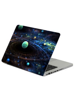 Surface Lines Circles Printed Laptop Sleeve Multicolour