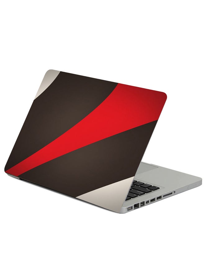 Lines Background Light Printed Laptop Sleeve Multicolour