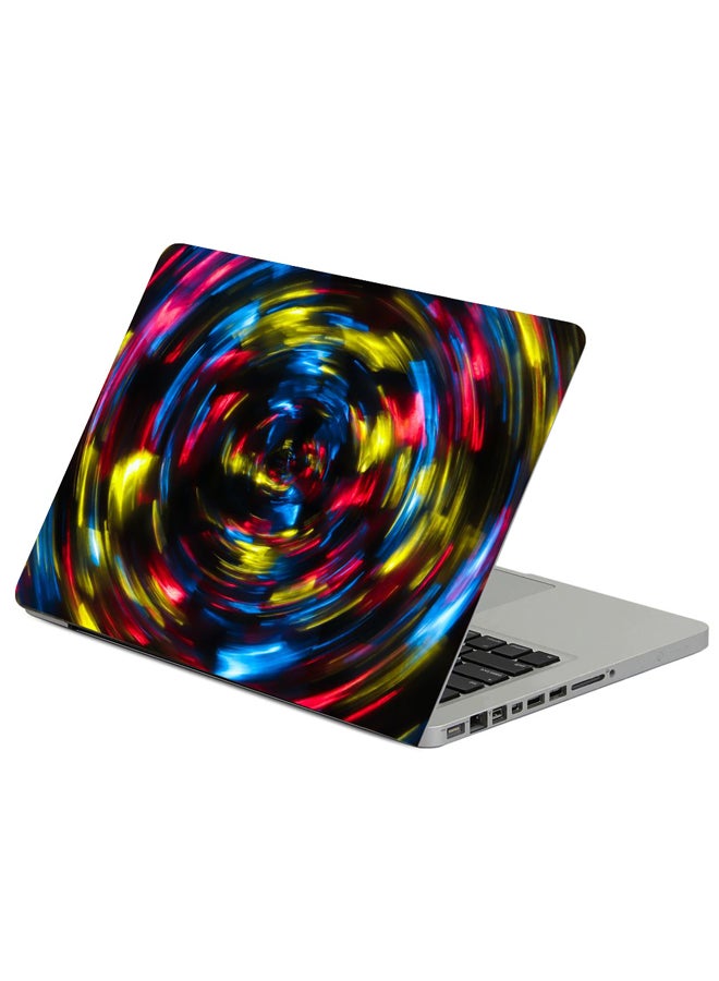 Fast Print Spiral Light Long Exposure Printed Laptop Sleeve Multicolour 