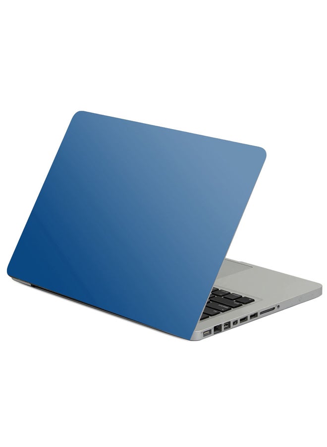 Backgrounds Solid Printed Laptop Sleeve Blue