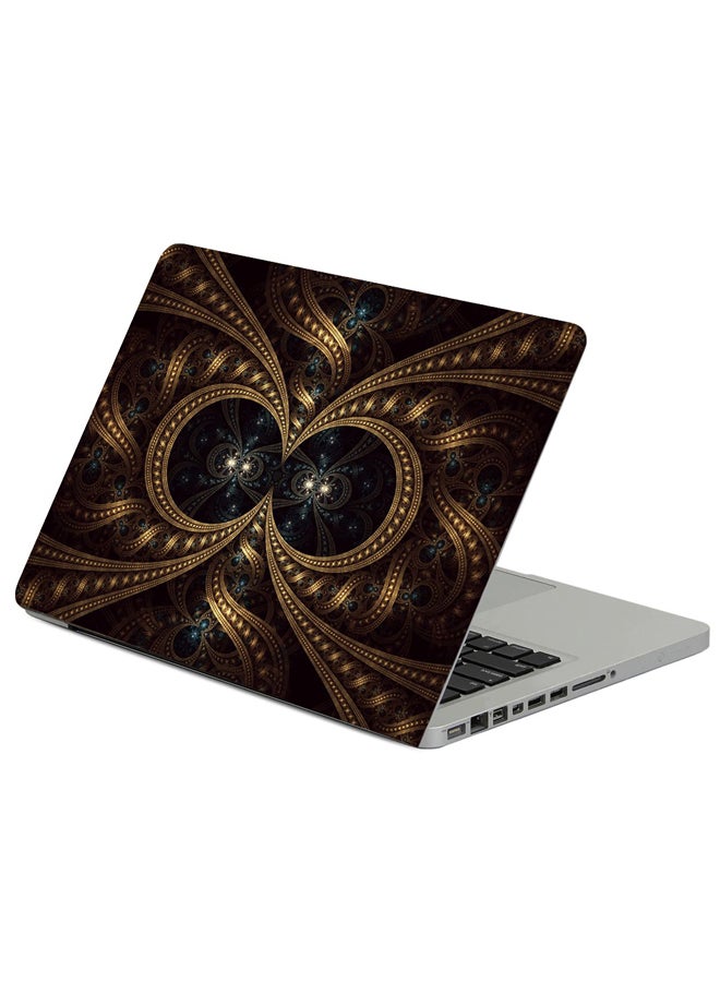 حافظة لابتوب بتصميم دوائر وخطوط متعدد الألوان