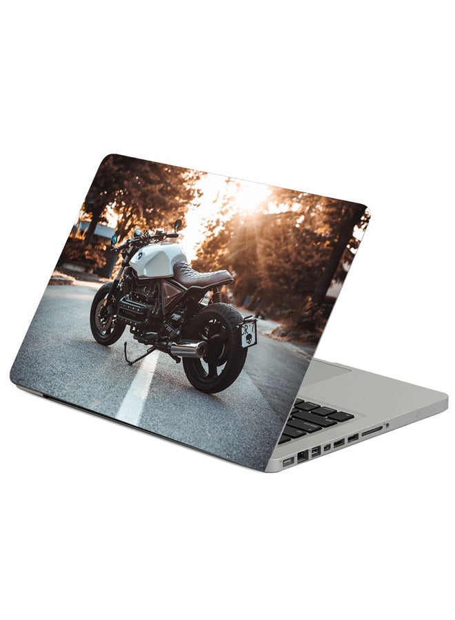 Bmw K100 Motorcycle Bike Printed Laptop Sleeve Multicolor
