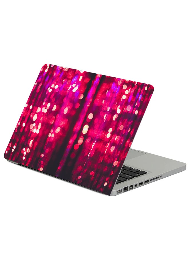 Glare Bokeh Circles Printed Laptop Sleeve Multicolor