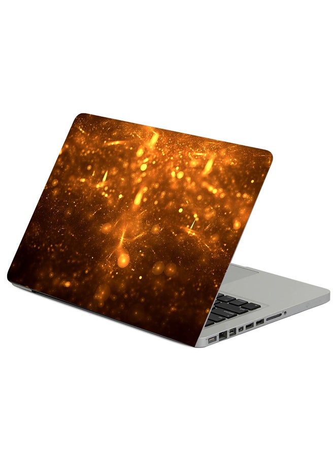 Fast Print Glare Bokeh Shine Printed Laptop Skin Cover Multicolor