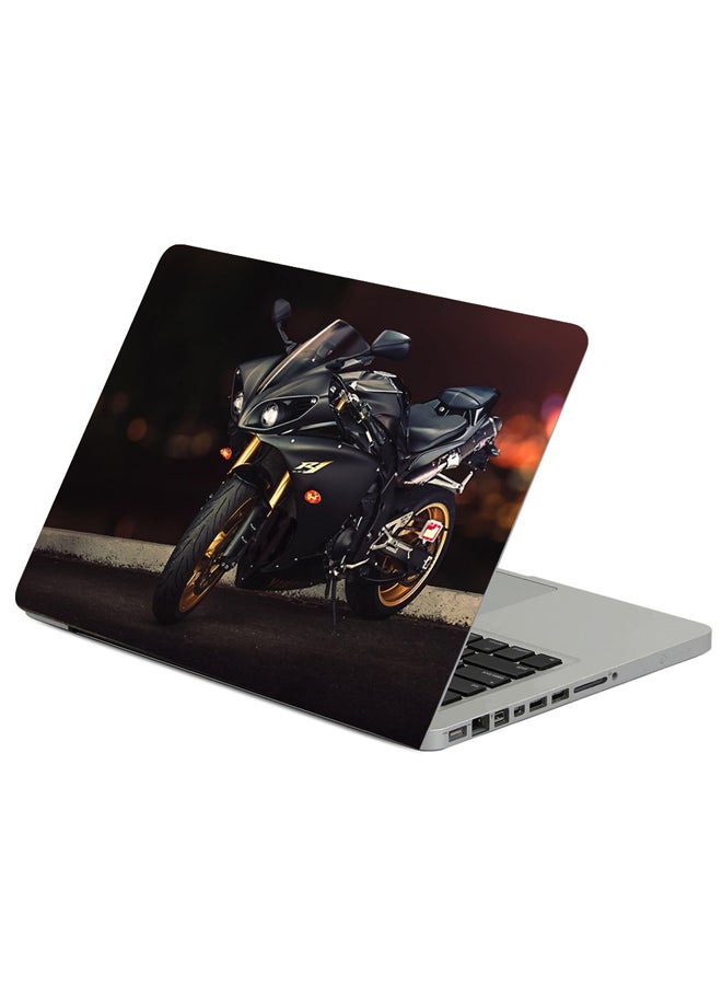 Fast Print Yamaha Yzf-R1 Sport Bike Printed Laptop Sleeve Multicolor