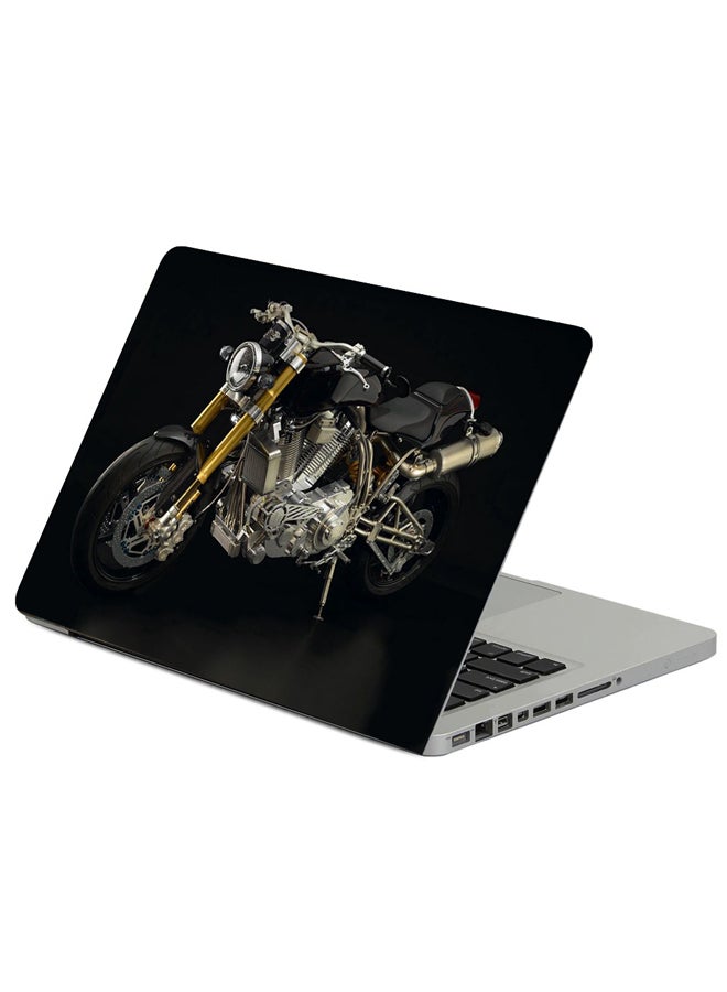Fast Print Ecosse Heretic Titanium Ecosse Moto Works Motorcycle Printed Laptop Sleeve Multicolor 