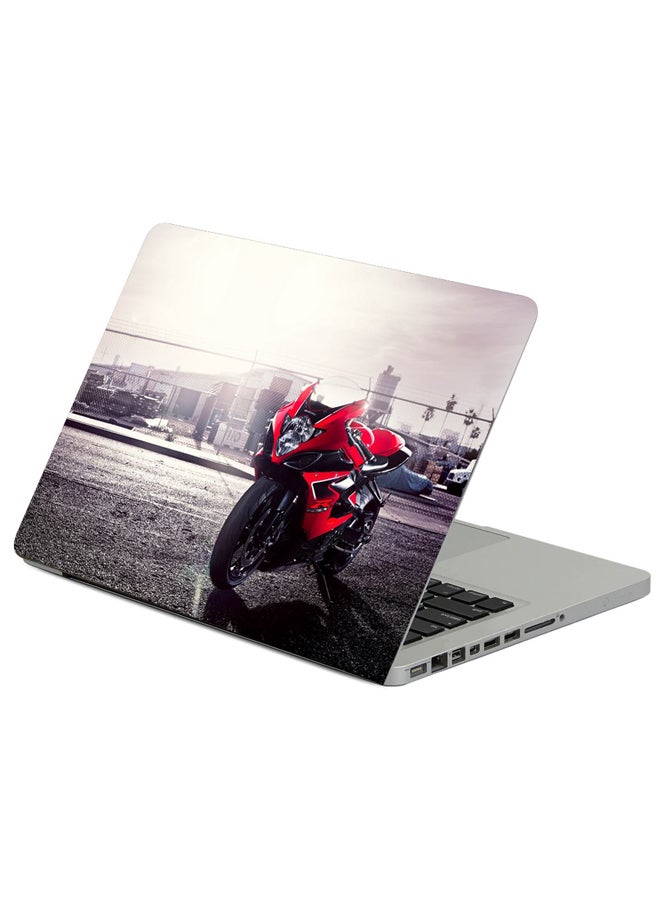 Gsx-R Suzuki Motorcycle Printed Laptop Sleeve Multicolor