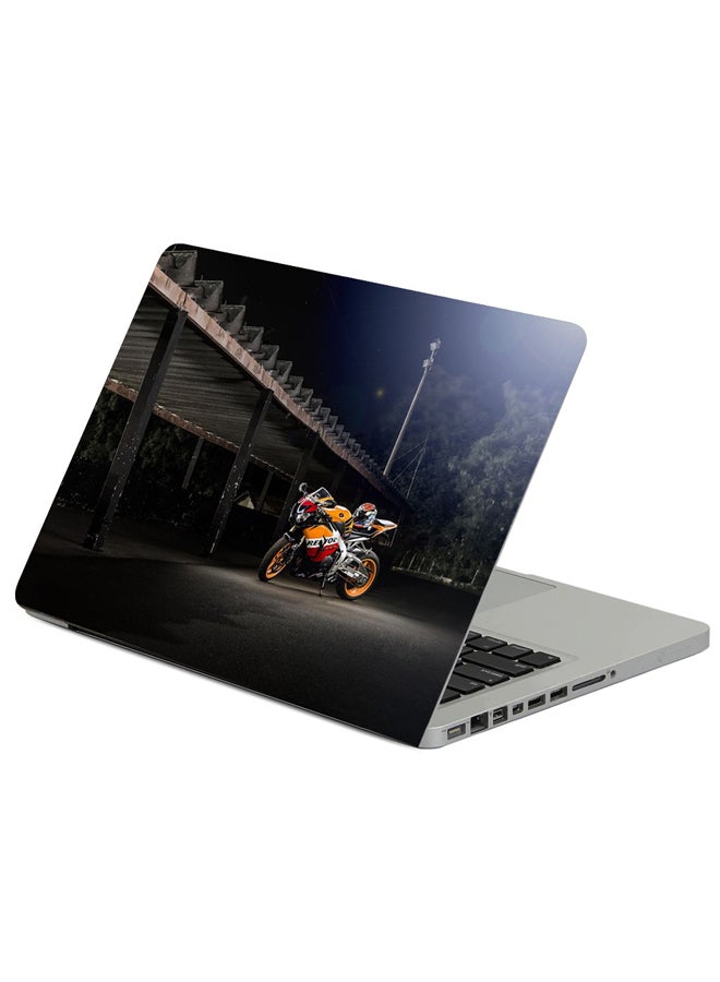 Fast Print Honda Cbr1000Rr Repsol Printed Laptop Sleeve Multicolor