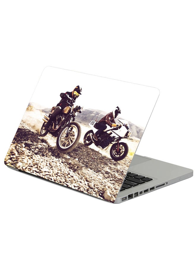Speed Road Race Printed Laptop Sleeve Multicolor