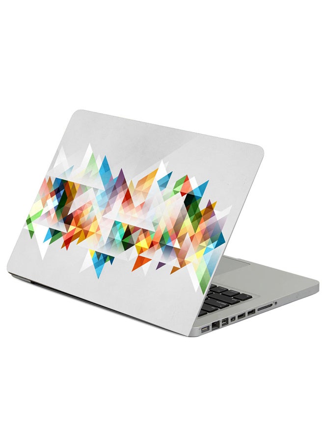 Fast Print - Abstraction Geometry Shapes Printed Laptop Sleeve Multicolor - Image 1