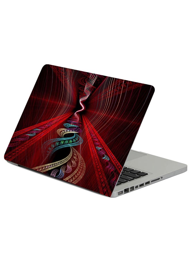 Fast Print - Patterns Red Abstract Printed Laptop Sleeve Multicolor - Image 1