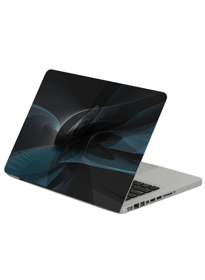 Veil Background Dark Printed Laptop Sleeve Black/Multicolour