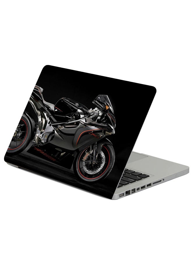 حافظة لابتوب مزينة بطبعة دراجة أجستا أم في F4 النارية F4CC متعدد الألوان