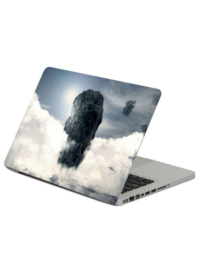 Fast Print Clouds Sky Abstract Printed Laptop Sleeve Multicolor 