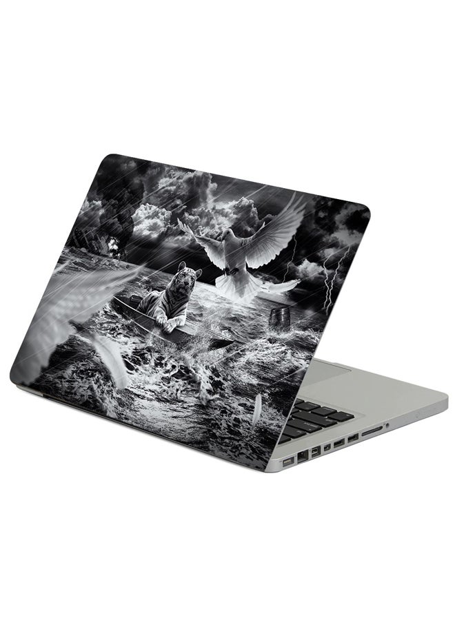 Fast Print - Tiger Boat Sailing Printed Laptop Sleeve Multicolor - Image 1