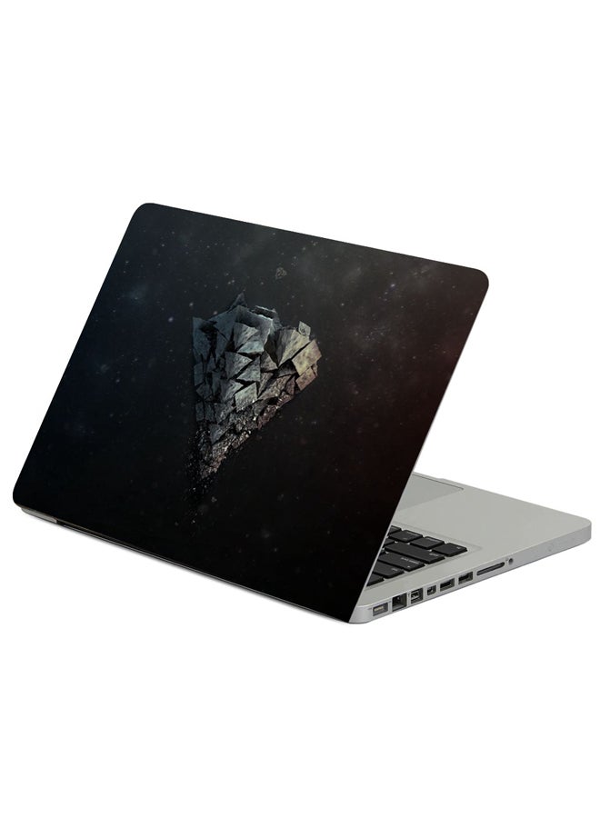 Fast Print Shards Stone Background Printed Laptop Sleeve Multicolor