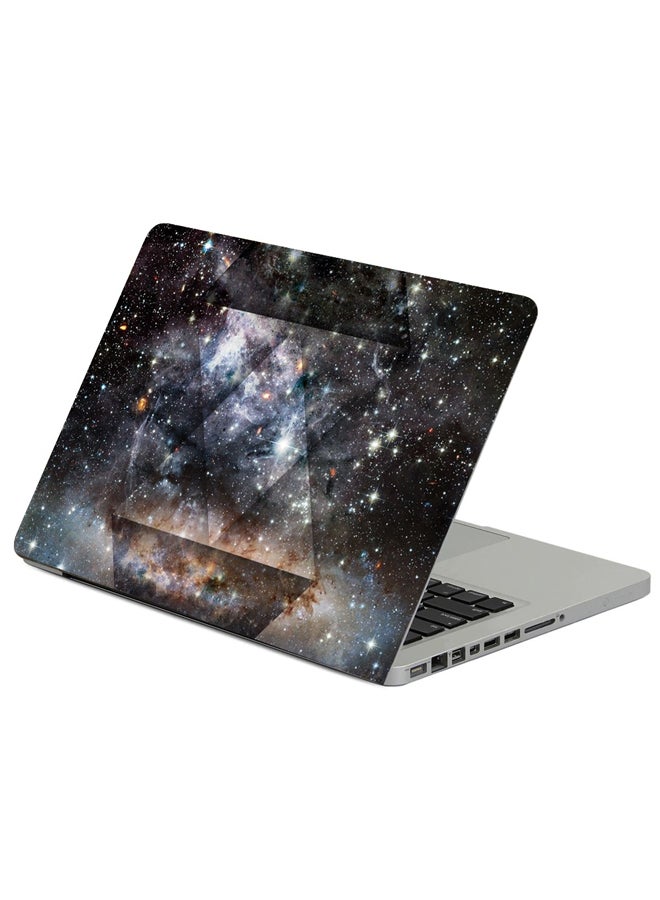 حافظة لابتوب بطبعة نقاط مضيئة على شكل مثلث متعدد الألوان