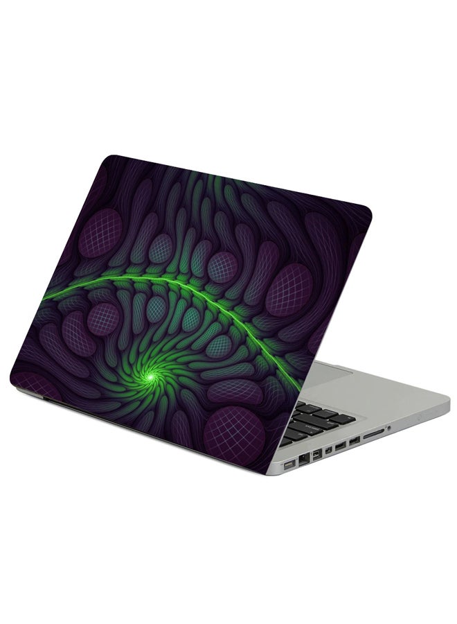 Fast Print Cells Colorful Space Printed Laptop Sleeve Multicolor
