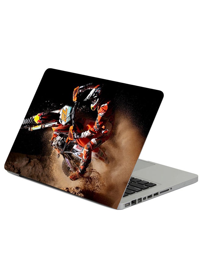 حافظة لابتوب بتصميم الدراجة النارية إكس فايترز في ألعاب إكس جيمز متعدد الألوان