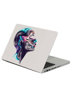 Face Paint Profile Printed Laptop Sleeve Multicolor