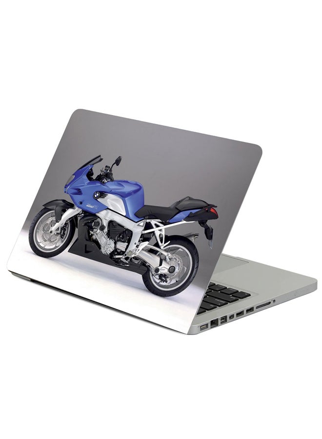 Fast Print Bmw K1200S Sportbike Motorcycle Printed Laptop Sleeve Multicolor