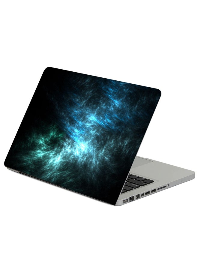 Fast Print Abstraction Gradient Glare Printed Laptop Skin Cover Multicolour