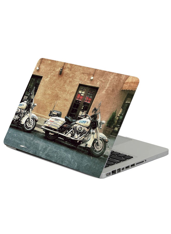Fast Print Harley-Davidson Motorcycles Sports Printed Laptop Protector Multicolor 