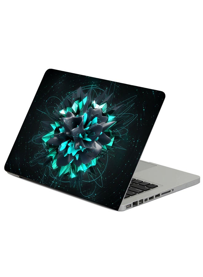 Fast Print Explosion Shape Dark Printed Laptop Sleeve Multicolour