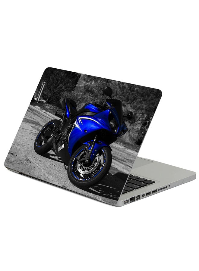فاست برينت حافظة لابتوب بطبعة دراجة نارية رياضية ياماها Yzf-R1 متعدد الألوان