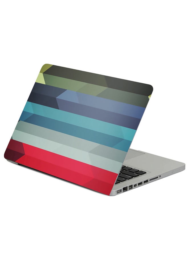 Fast Print Line Light Pattern Printed Laptop Sleeve Multicolour 