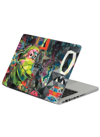 Psychedelic Abstraction Pattern Printed Laptop Sleeve Multicolour - v1610895030/N43624129A_1