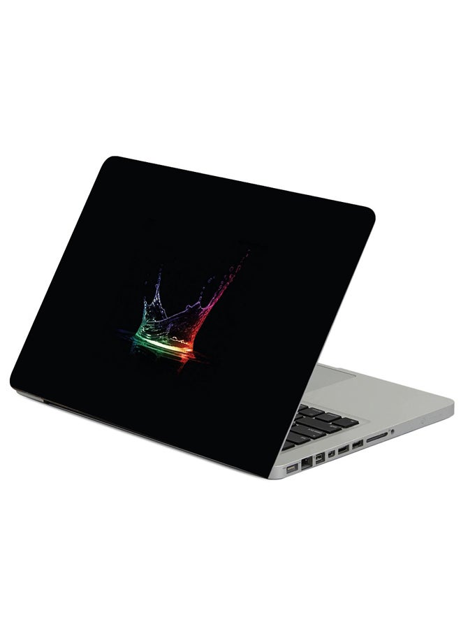 Fast Print Liquid Light Shadow Printed Laptop Sleeve Multicolour 