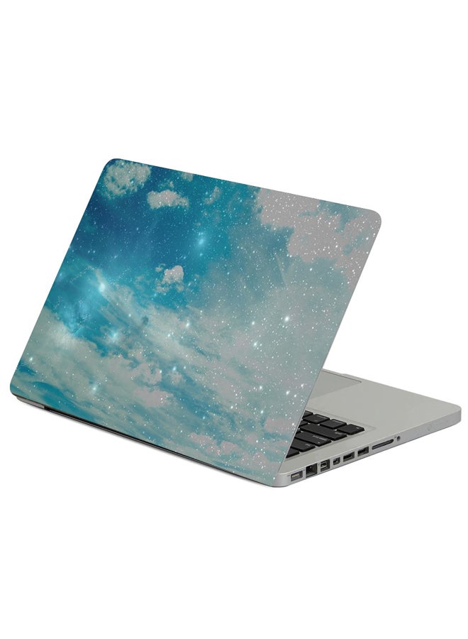 Sky Stars Background Printed Laptop Sleeve Multicolour