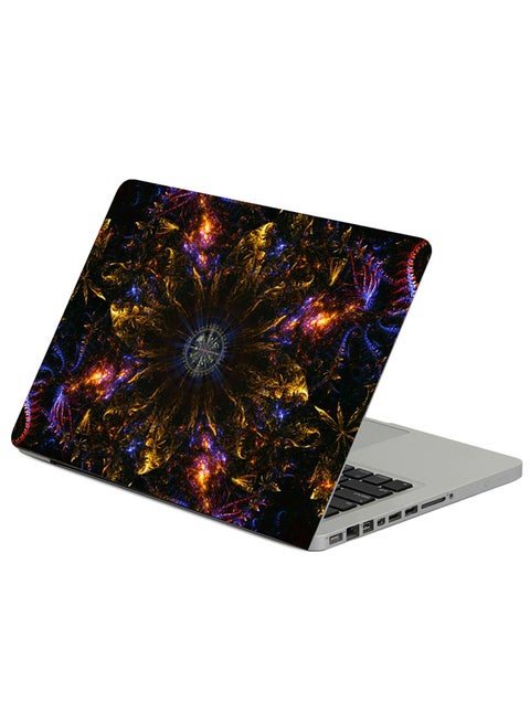 Fractal Abstraction Colorful Printed Laptop Sleeve Multicolour