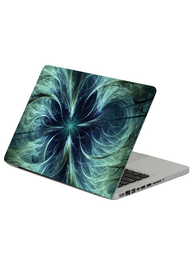 Fast Print Fractal Winding Tangled Printed Laptop Sleeve Multicolour 