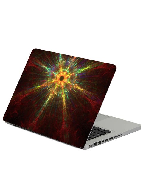 Fractal Pattern Colorful Printed Laptop Sleeve Multicolour