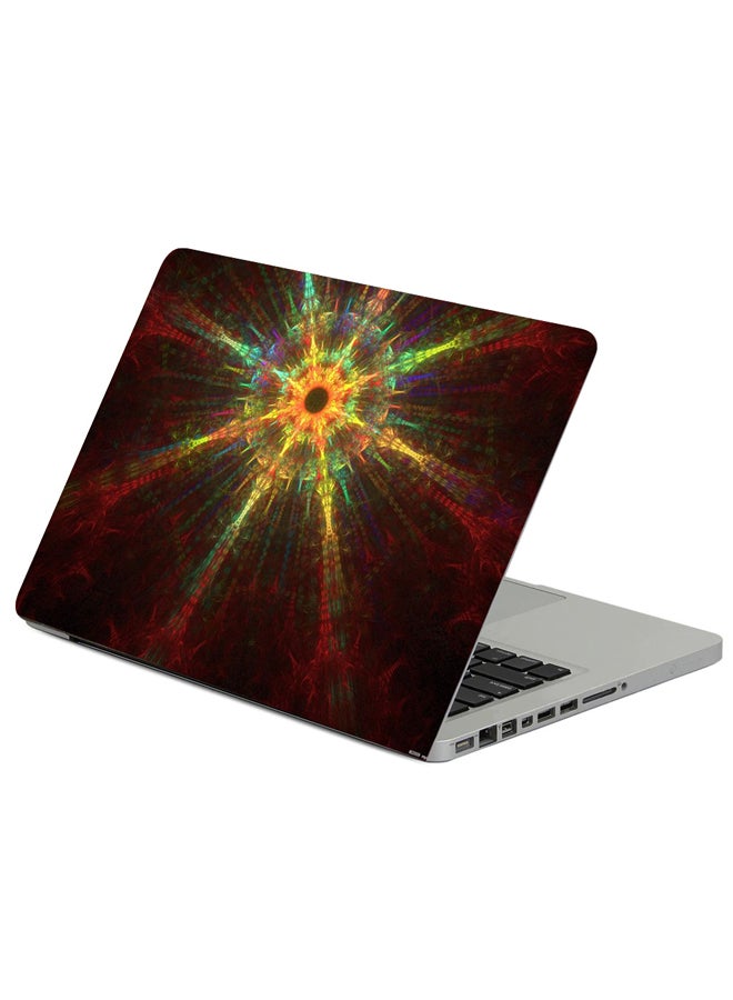 Fractal Pattern Colorful Printed Laptop Sleeve Multicolour