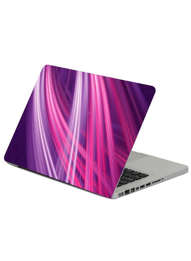 Fast Print Lines Intersection Light Printed Laptop Sleeve Multicolour