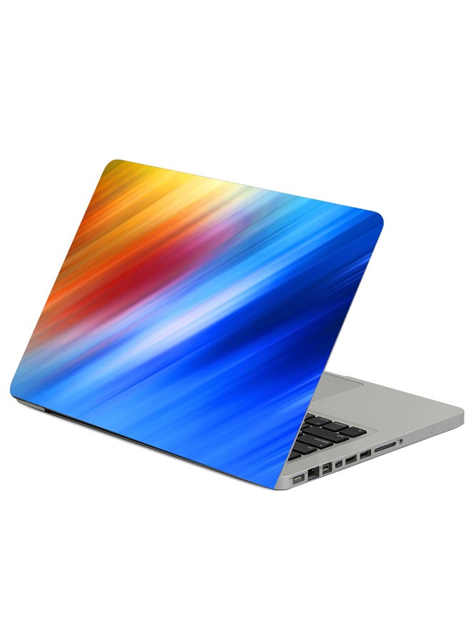 Fast Print Line Colorful Obliquely Printed Laptop Sleeve Multicolour 
